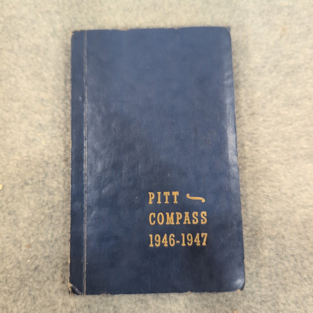 Vintage 1946-1947 University of Pittsburgh Pitt Compass Student Handbook Booklet